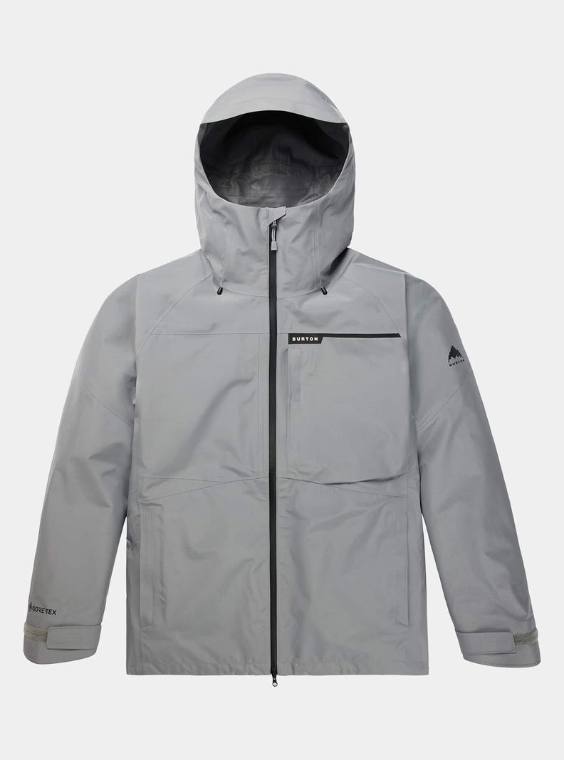 Burton GORE-TEX 3L Treeline Snowboardjacke Herren Grau | 127-ZFASDY