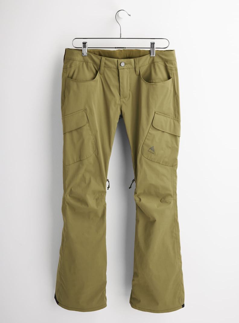 Burton GORE-TEX Gloria - Hohe Snowboardhose Damen Olivgrün | 039-PLNCAK