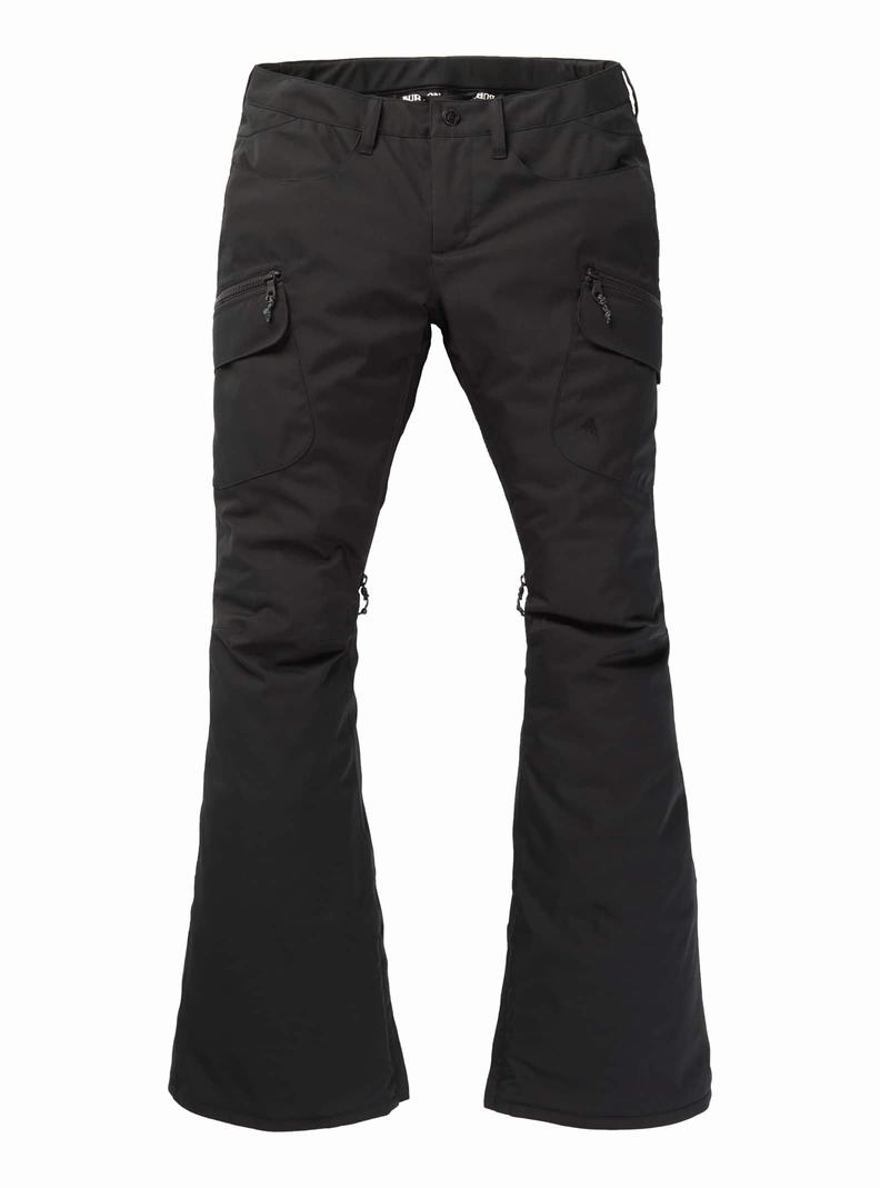 Burton Gloria Stretch 2L (Hohe) Snowboardhose Damen Schwarz | 096-KFDVSW