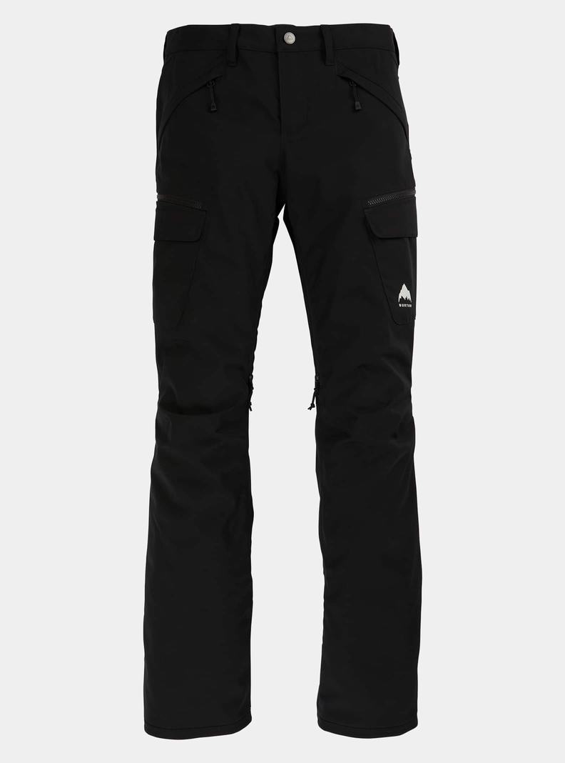 Burton Gloria Stretch 2L (Kurzes) Snowboardhose Damen Schwarz | 435-VPEUMZ