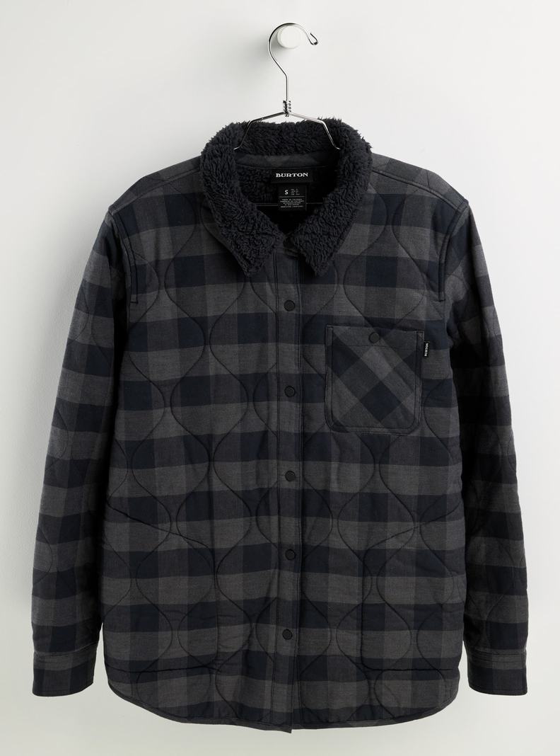 Burton Grace Insulated Flannel Hemd Damen Schwarz | 026-APCJNT
