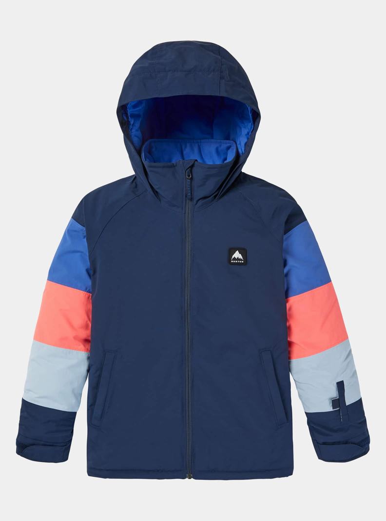 Burton Hart 2L Snowboardjacke Kinder Blau | 298-NKVLCG