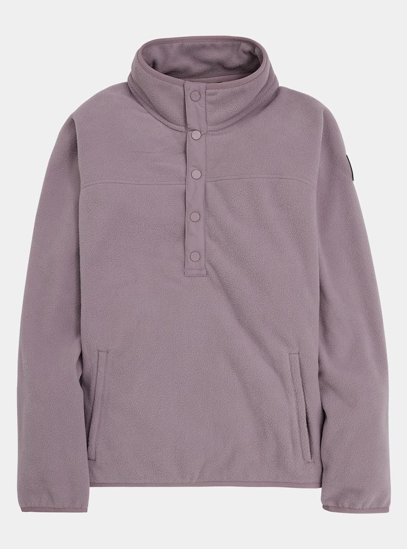 Burton Hearth Fleece Pullover Sweatshirts Damen Lila | 564-JQMWXR