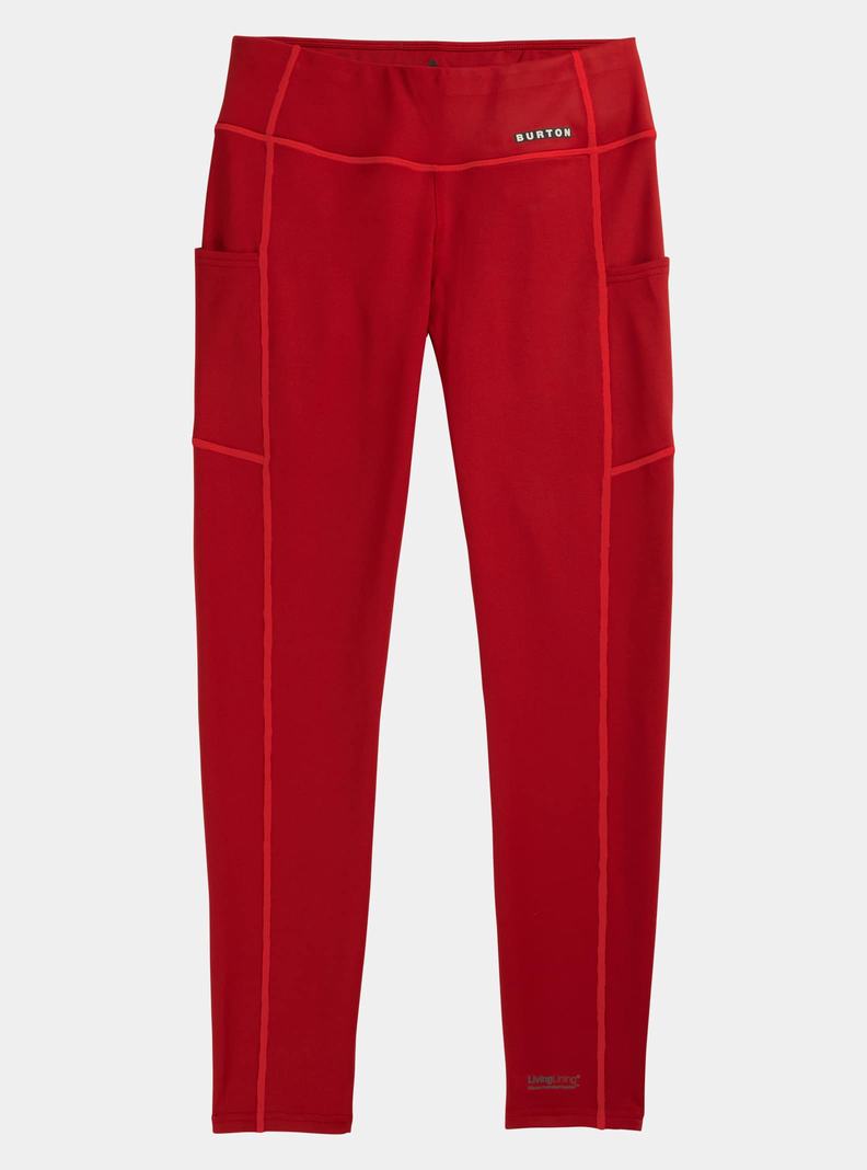 Burton Heavyweight X Base Layer Pants Funktionswäsche Damen Rot | 436-YHNJQX