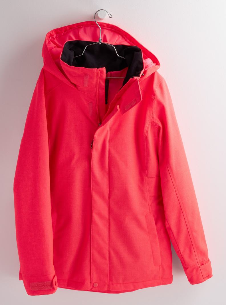 Burton Jet Set Snowboardjacke Damen Rosa | 723-UCNEVT