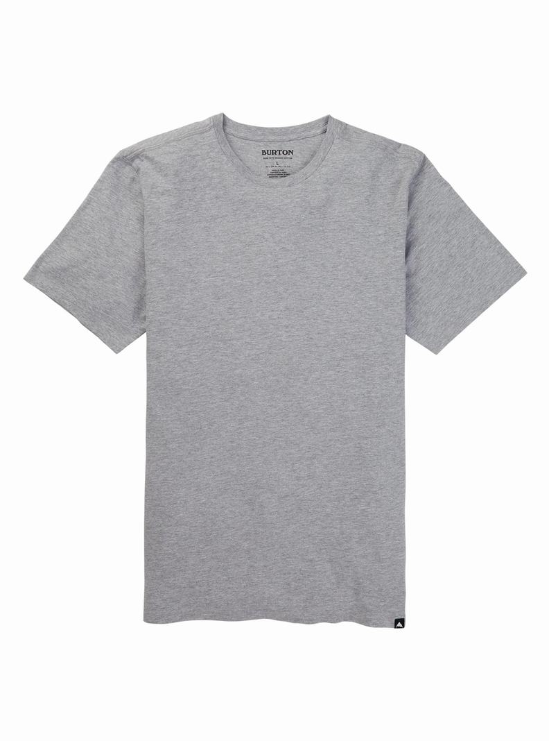 Burton Klassische Kurzes Sleeve T-Shirts Herren Grau | 859-EJKLXO