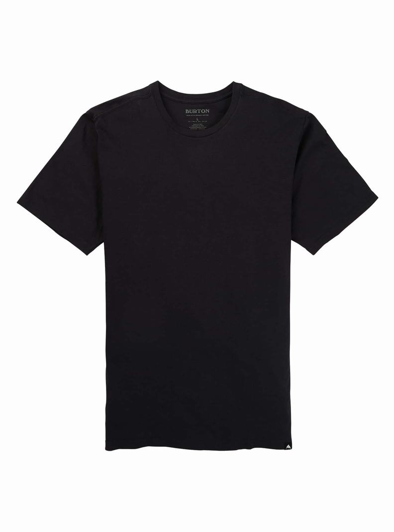 Burton Klassische Kurzes Sleeve T-Shirts Herren Schwarz | 912-MTBFVA