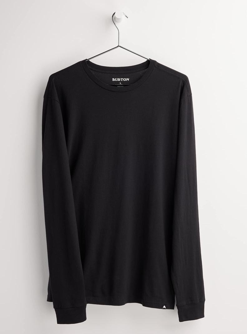 Burton Klassische Long Sleeve T-Shirts Herren Schwarz | 687-ANLHCQ