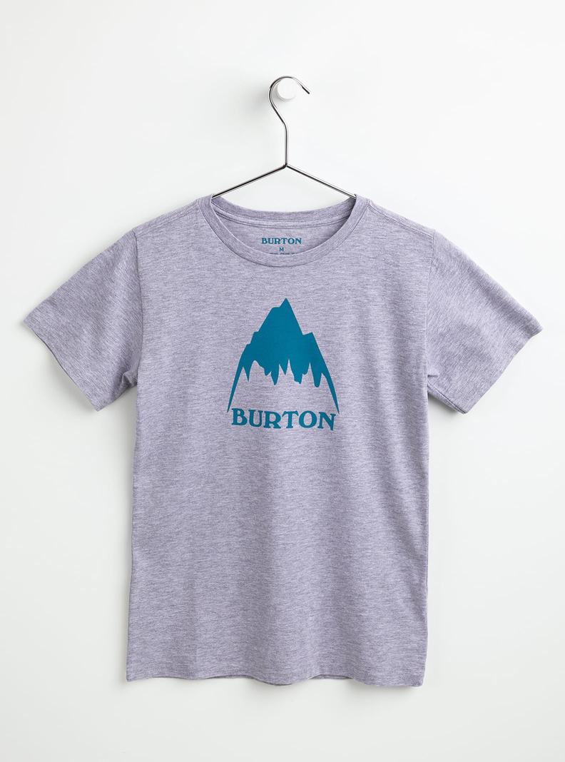 Burton Klassische Mountain High Kurzes Sleeve T-Shirts Kinder Grau | 238-OGDUKS