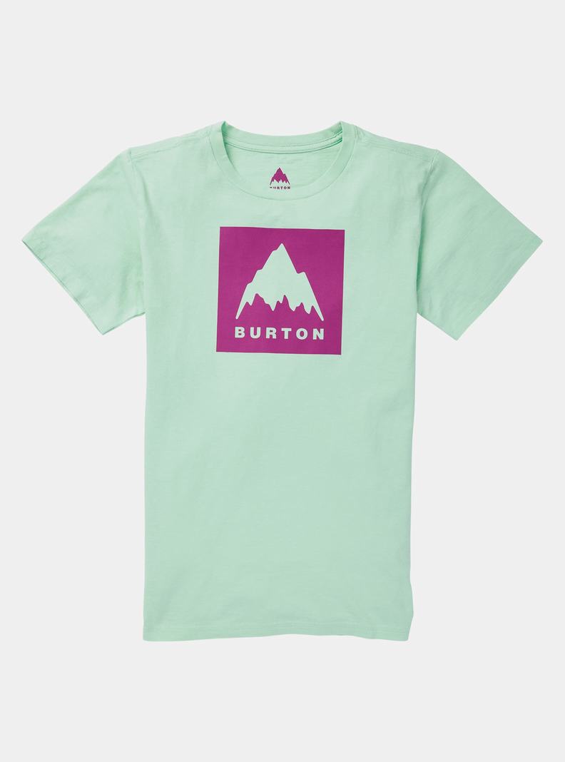 Burton Klassische Mountain High Kurzes Sleeve T-Shirts Kinder Grün | 356-STDAMP