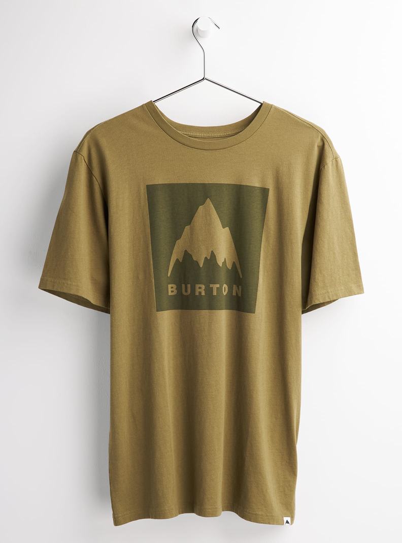 Burton Klassische Mountain High Kurzes Sleeve T-Shirts Damen Olivgrün | 375-YXZLJE