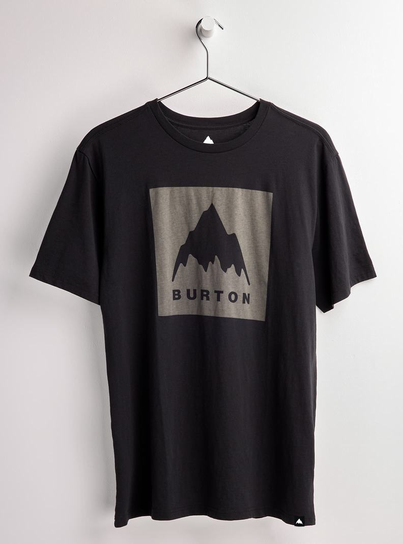 Burton Klassische Mountain High Kurzes Sleeve T-Shirts Herren Schwarz | 650-MBAIWV
