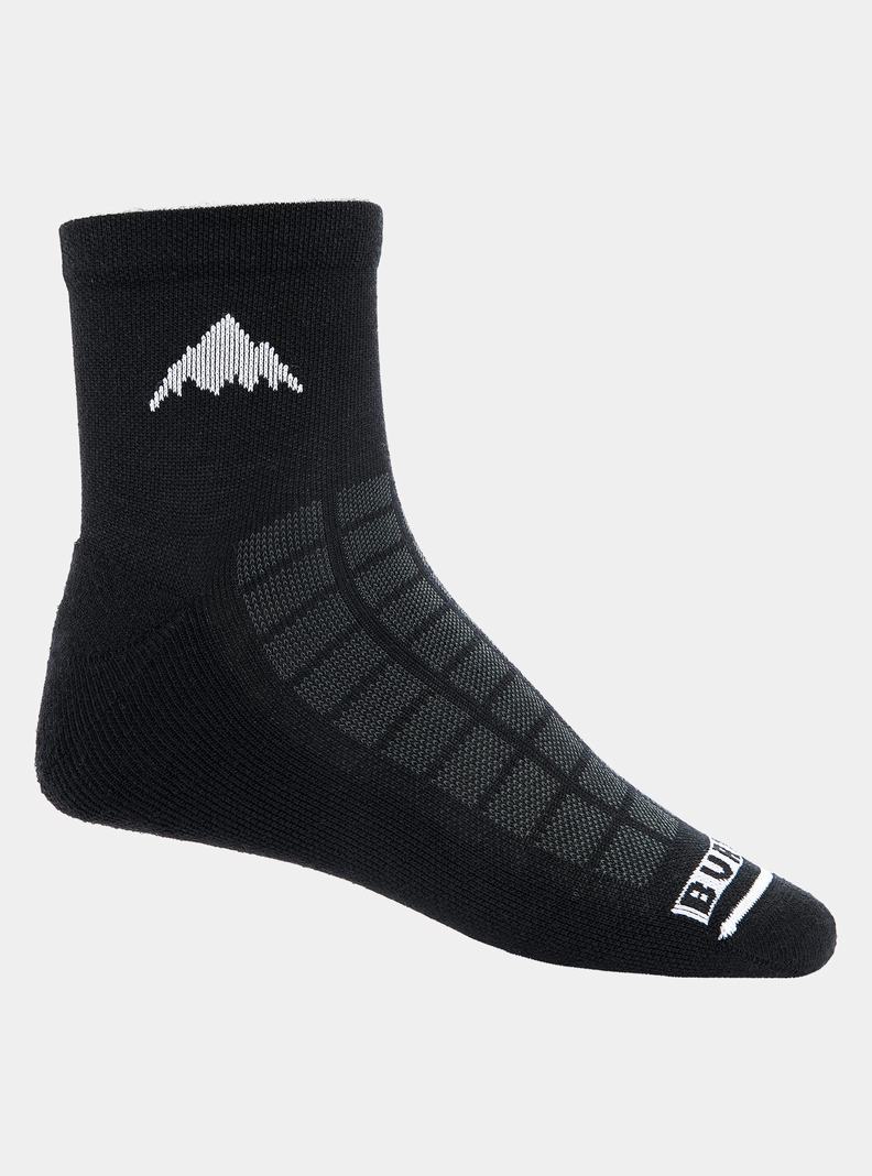 Burton Laufschuhe Quarter Crewneck Socken Herren Schwarz | 587-VGZMBK