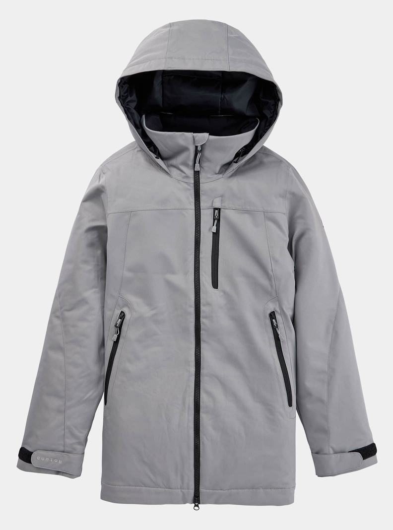 Burton Lelah 2L Snowboardjacke Damen Grau | 894-SZJIDL