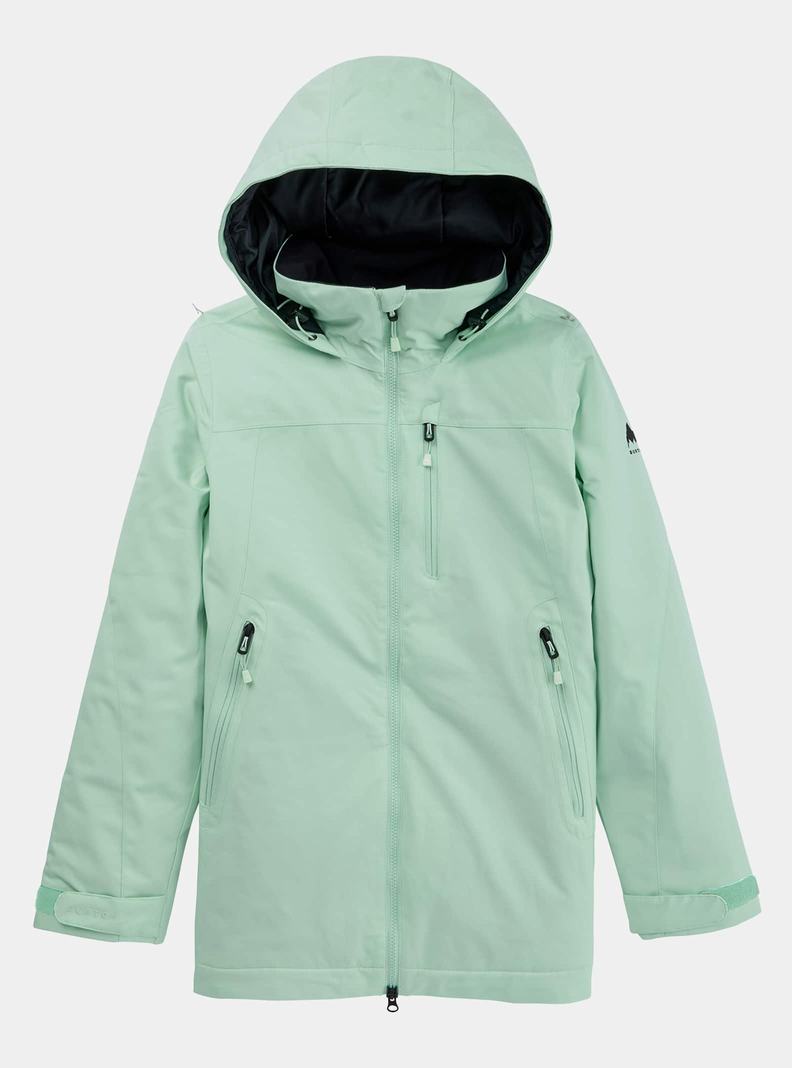 Burton Lelah 2L Snowboardjacke Damen Grün | 682-XSMLYT