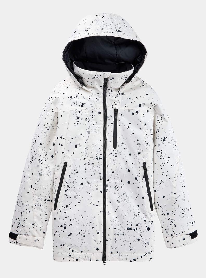 Burton Lelah 2L Snowboardjacke Damen Weiß | 697-JXFZAN
