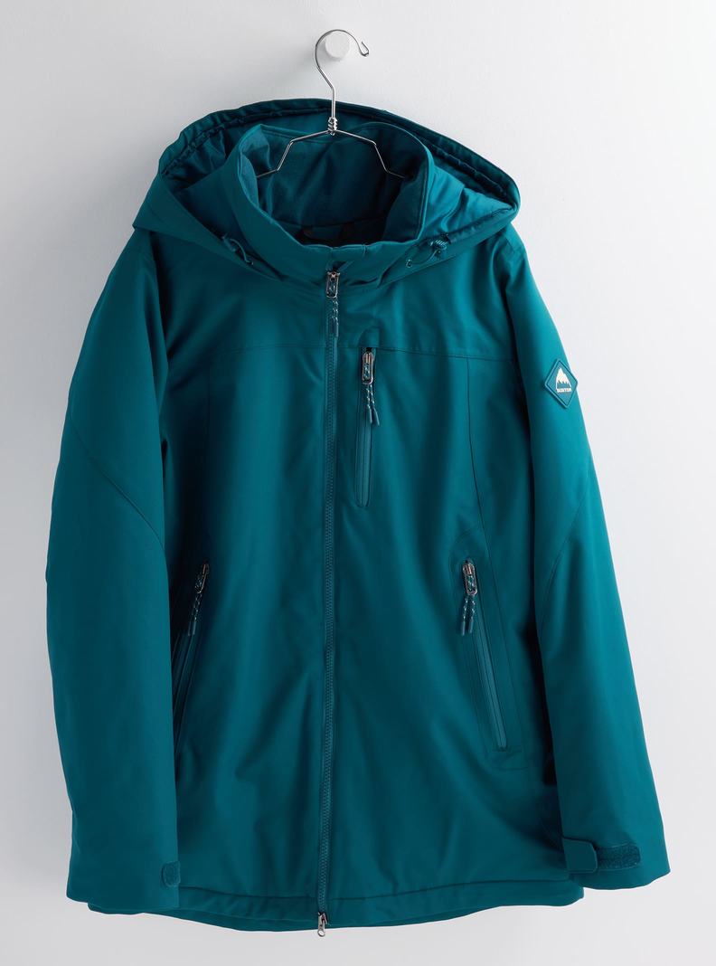 Burton Lelah Snowboardjacke Damen Blau | 057-XBQPHI