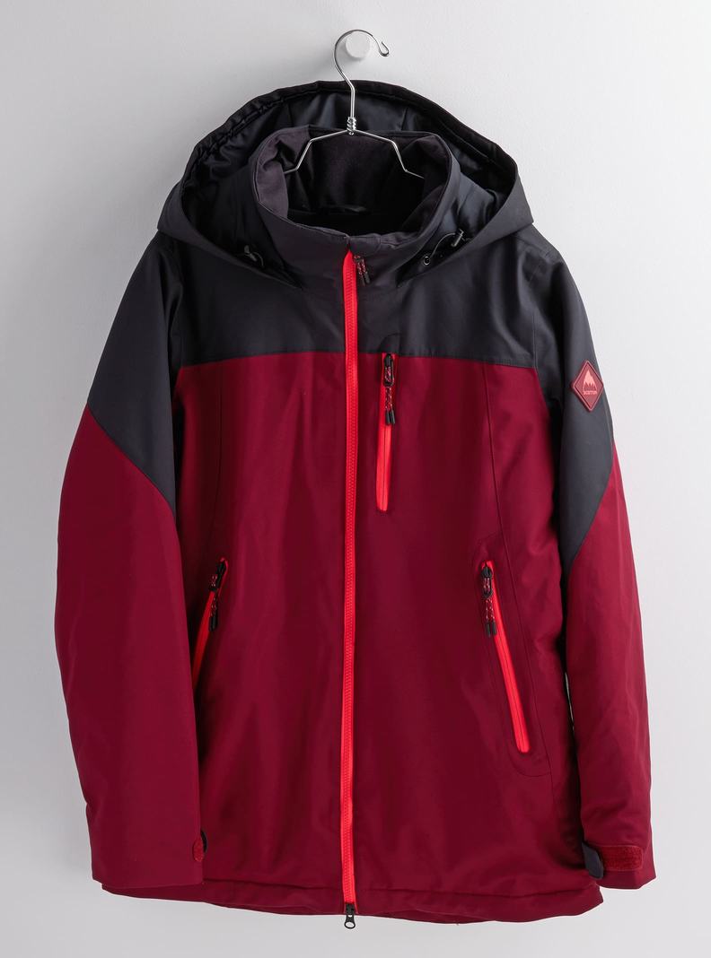 Burton Lelah Snowboardjacke Damen Schwarz Bordeaux | 514-XKAOEB
