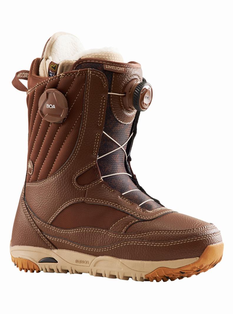 Burton Limelight BOA® Snowboardboots Damen Braun | 652-OYIPGV