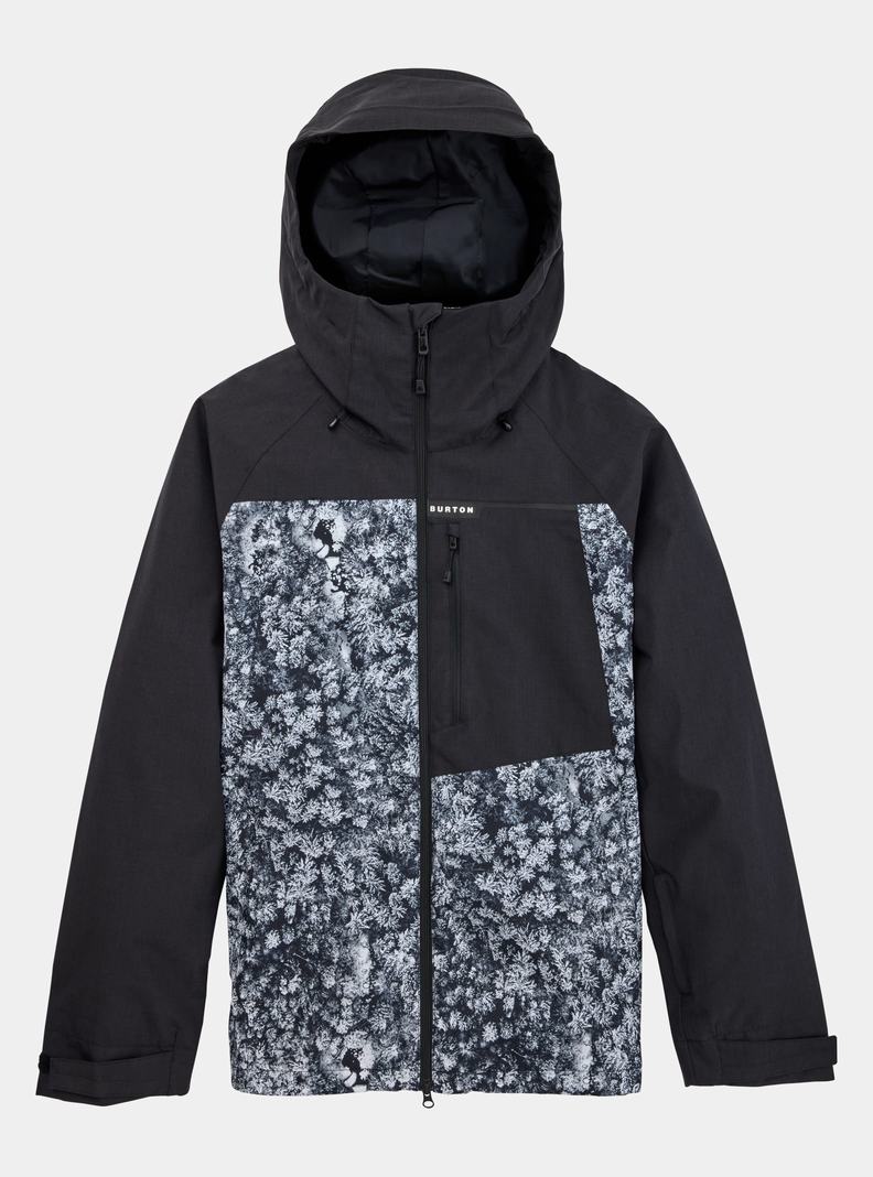 Burton Lodgepole 2L Snowboardjacke Herren Schwarz Tiefesgrün | 634-XLVIQA