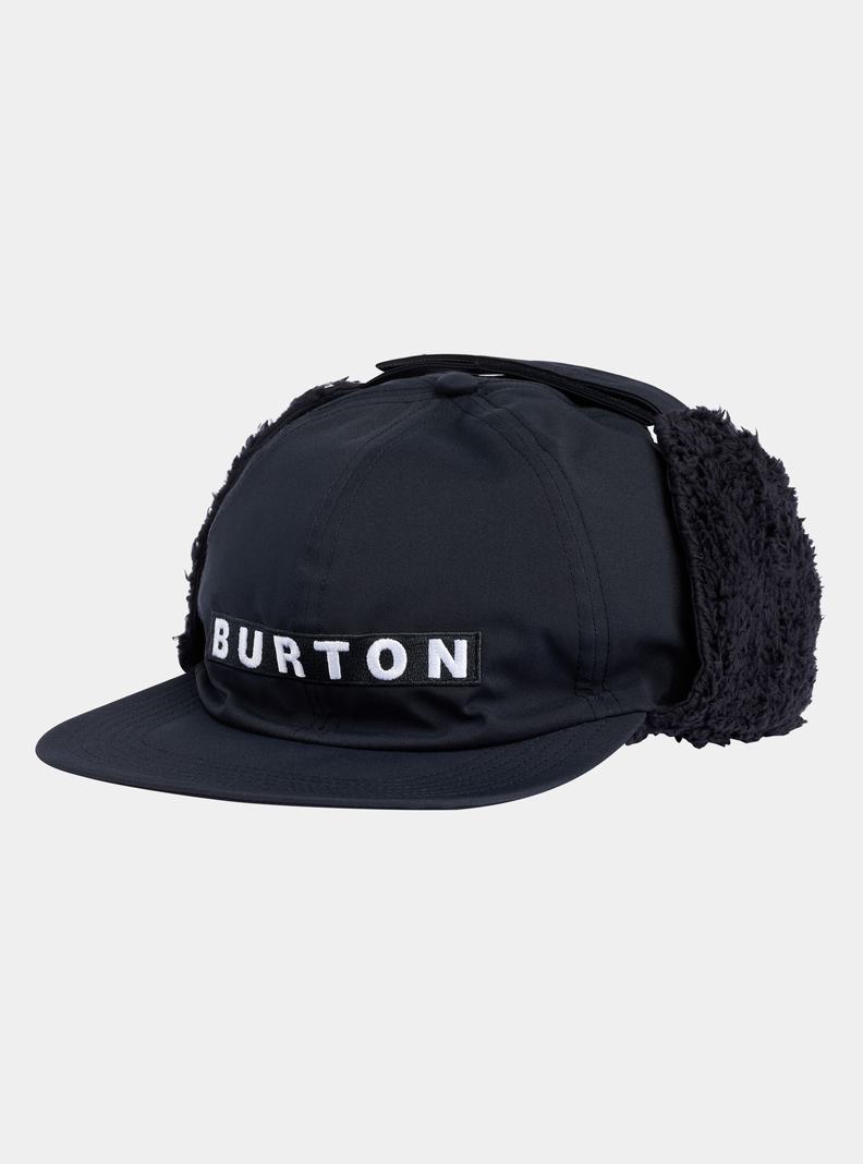 Burton Lunchlap Earflap Kappen Damen Schwarz | 543-NYQJAW