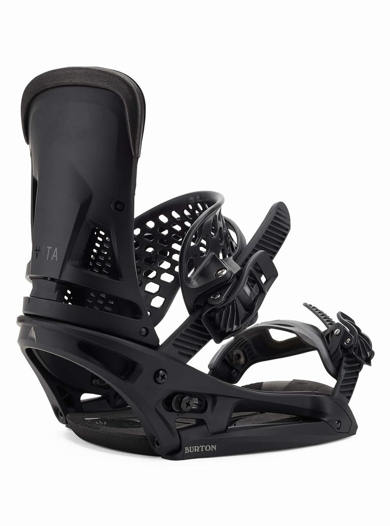 Burton Malavita EST® Snowboard Bindung Herren Schwarz | 509-ZXDAJO