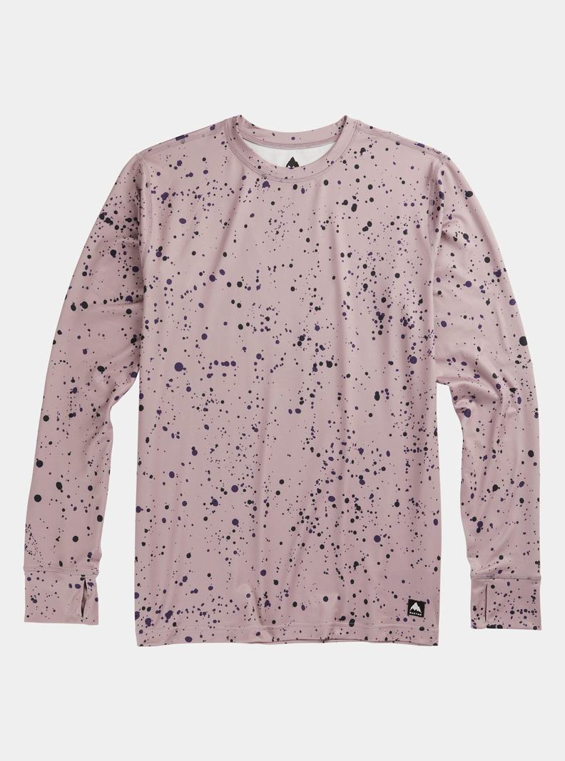 Burton Midweight Base Layer Crewneck Funktionswäsche Herren Lila | 691-LCYAHJ