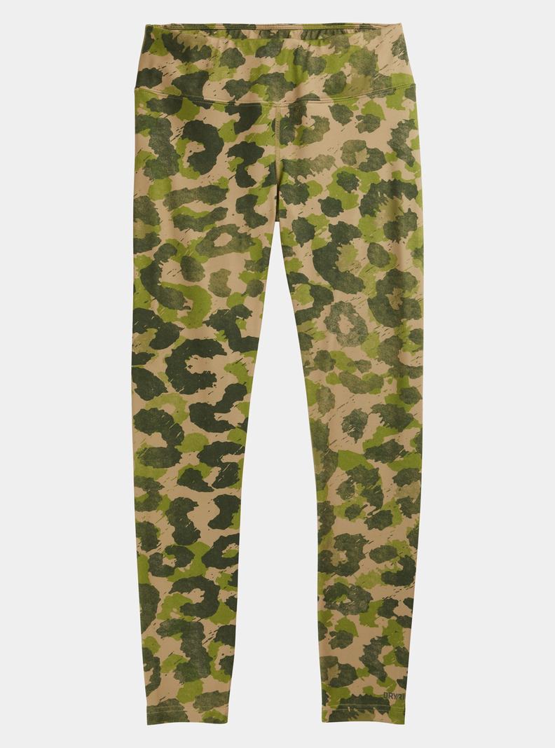 Burton Midweight Base Layer Pants Funktionswäsche Damen Khaki Grün | 076-DNWVFR