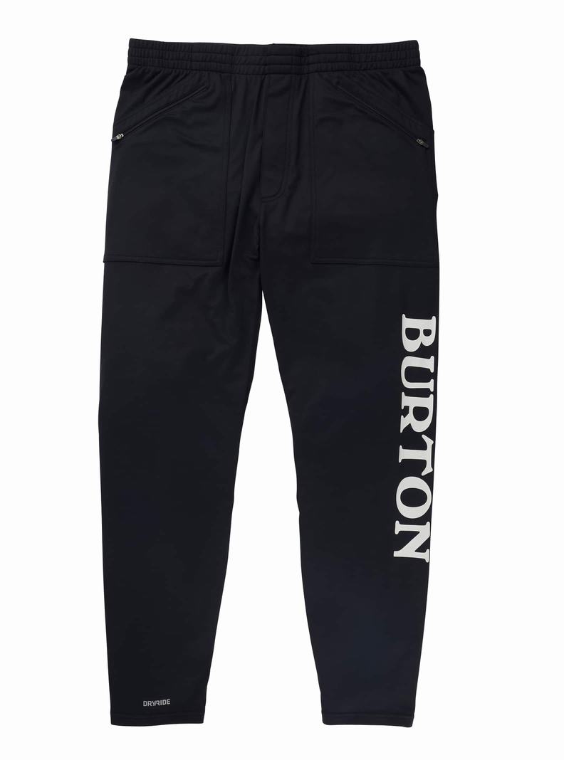 Burton Midweight Base Layer Stash Pants Funktionswäsche Herren Schwarz | 012-BTFLUG