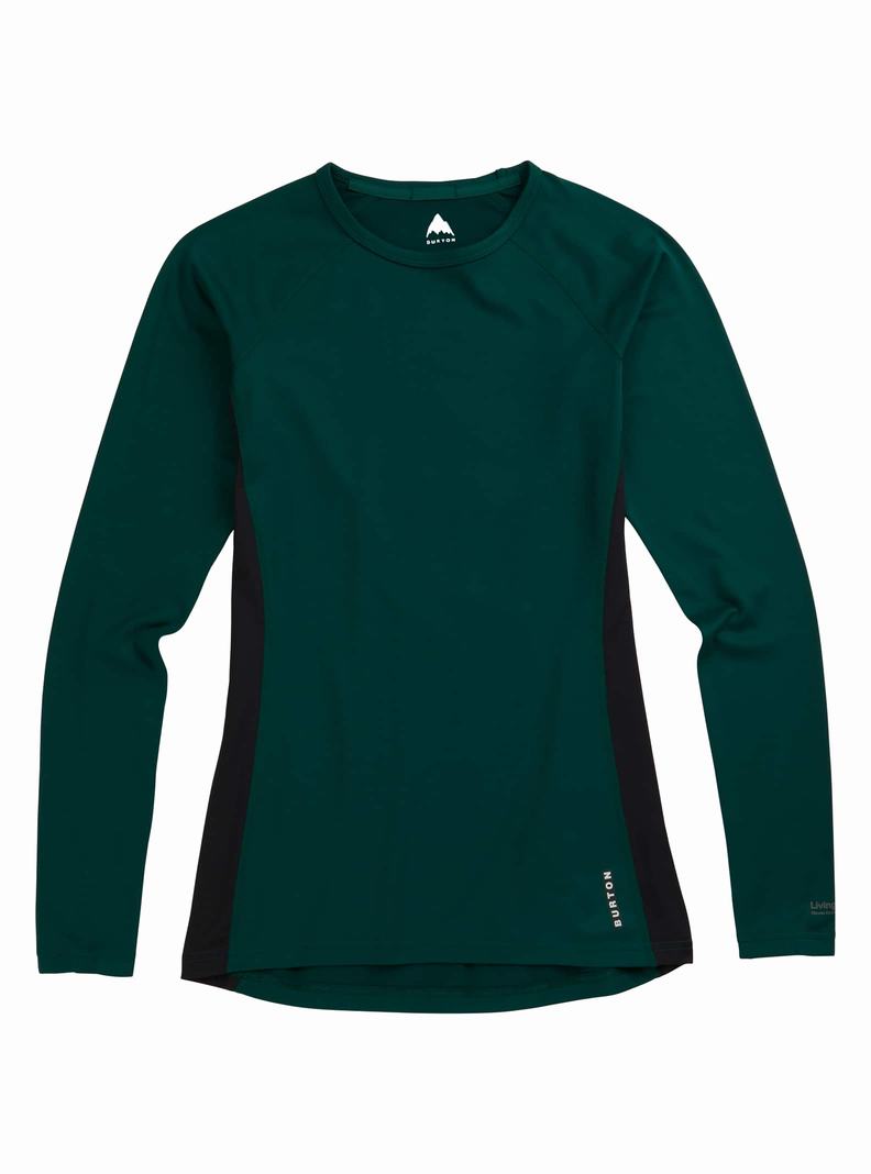 Burton Midweight X Base Layer Crewneck Funktionswäsche Damen Braun | 936-VTGXZP