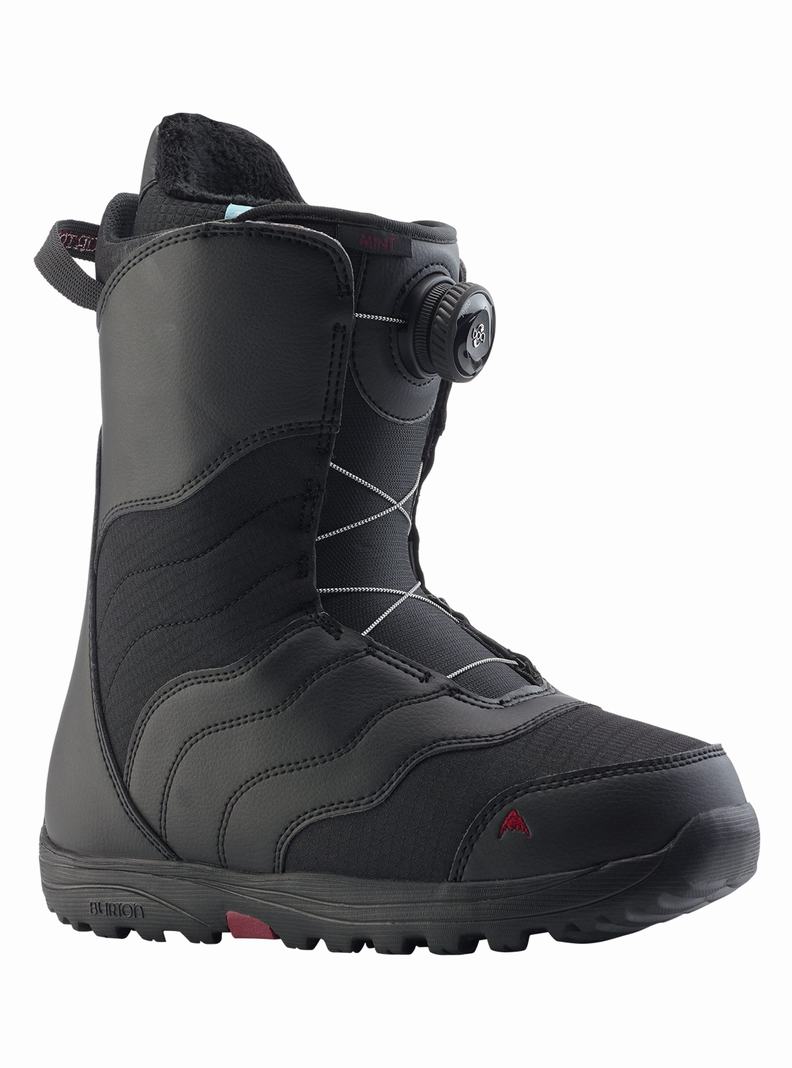 Burton Mint BOA® Weite Snowboardboots Damen Schwarz | 347-ZOEBNM