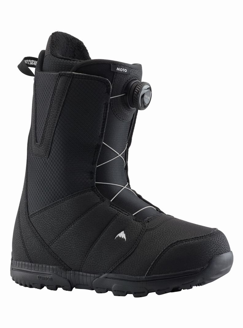 Burton Moto BOA® (Weite) Snowboardboots Herren Schwarz | 937-EKDBPV
