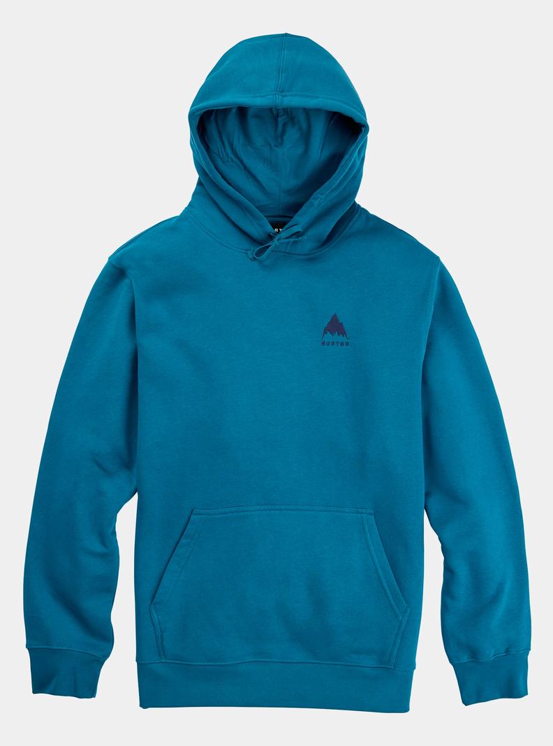 Burton Mountain Pullover Hoodie Herren Blau | 927-DPRYUC