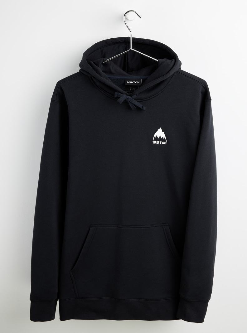 Burton Mountain Pullover Hoodie Herren Schwarz | 074-SRVGOJ