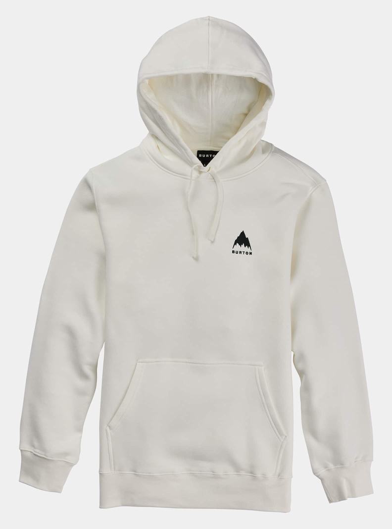 Burton Mountain Pullover Hoodie Herren Weiß | 608-ICFRZV