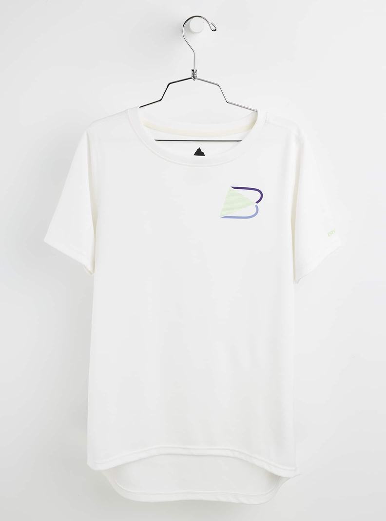 Burton Multipath Active Kurzes Sleeve T-Shirts Damen Weiß | 129-CXOZLA