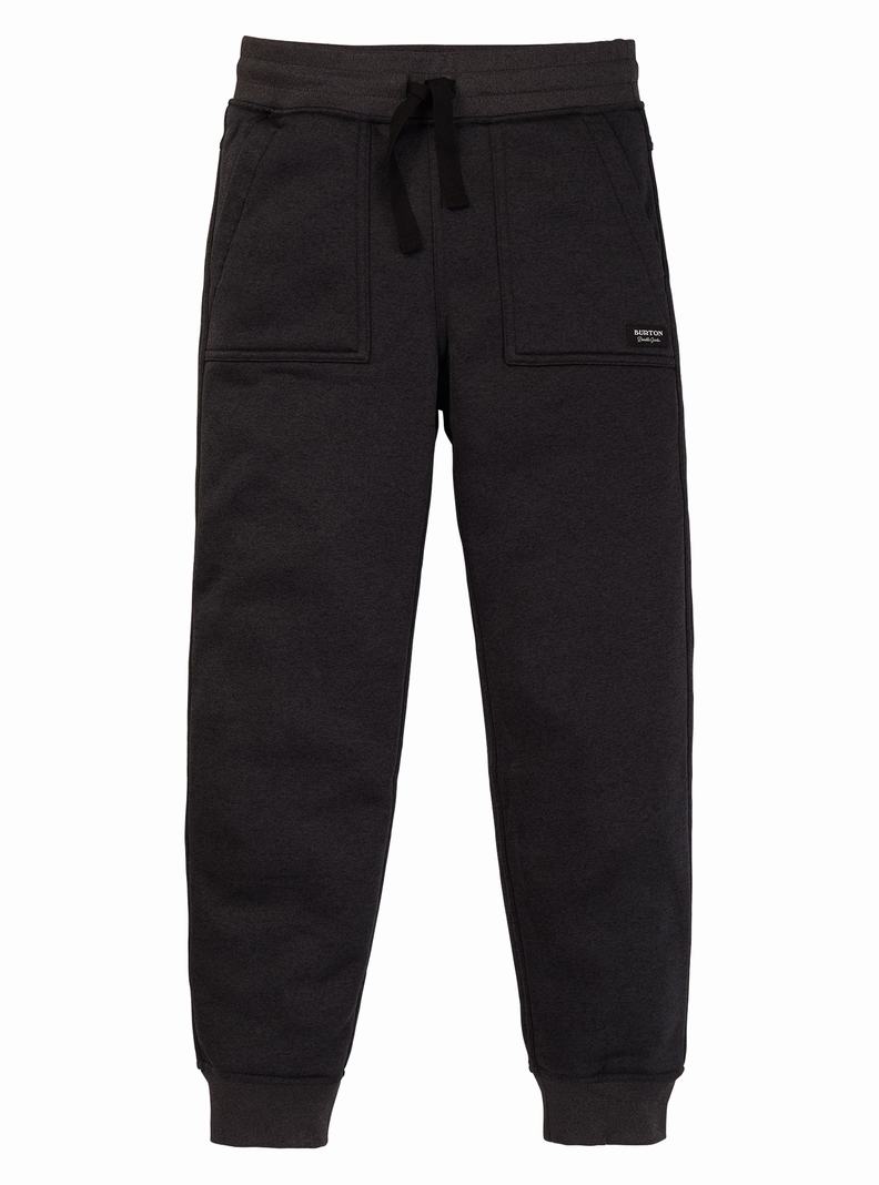 Burton Oak Fleece Hose Kinder Schwarz | 462-IJDKAE