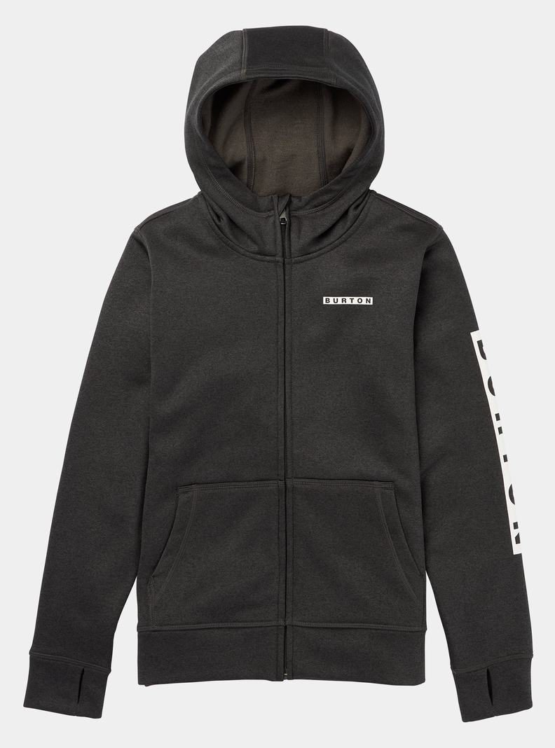 Burton Oak Full-Zip Hoodie Kinder Schwarz | 418-URIDEA