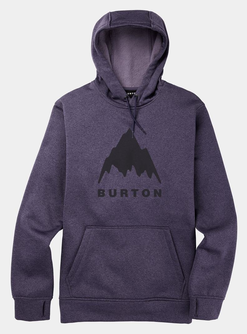 Burton Oak Pullover Hoodie Herren Lila | 865-ZMVUPC
