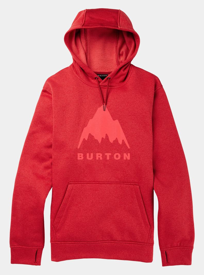 Burton Oak Pullover Hoodie Herren Rot | 403-SZKTCE