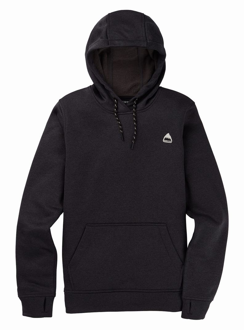 Burton Oak Pullover Hoodie Sweatshirts Damen Schwarz | 681-DUMCGA