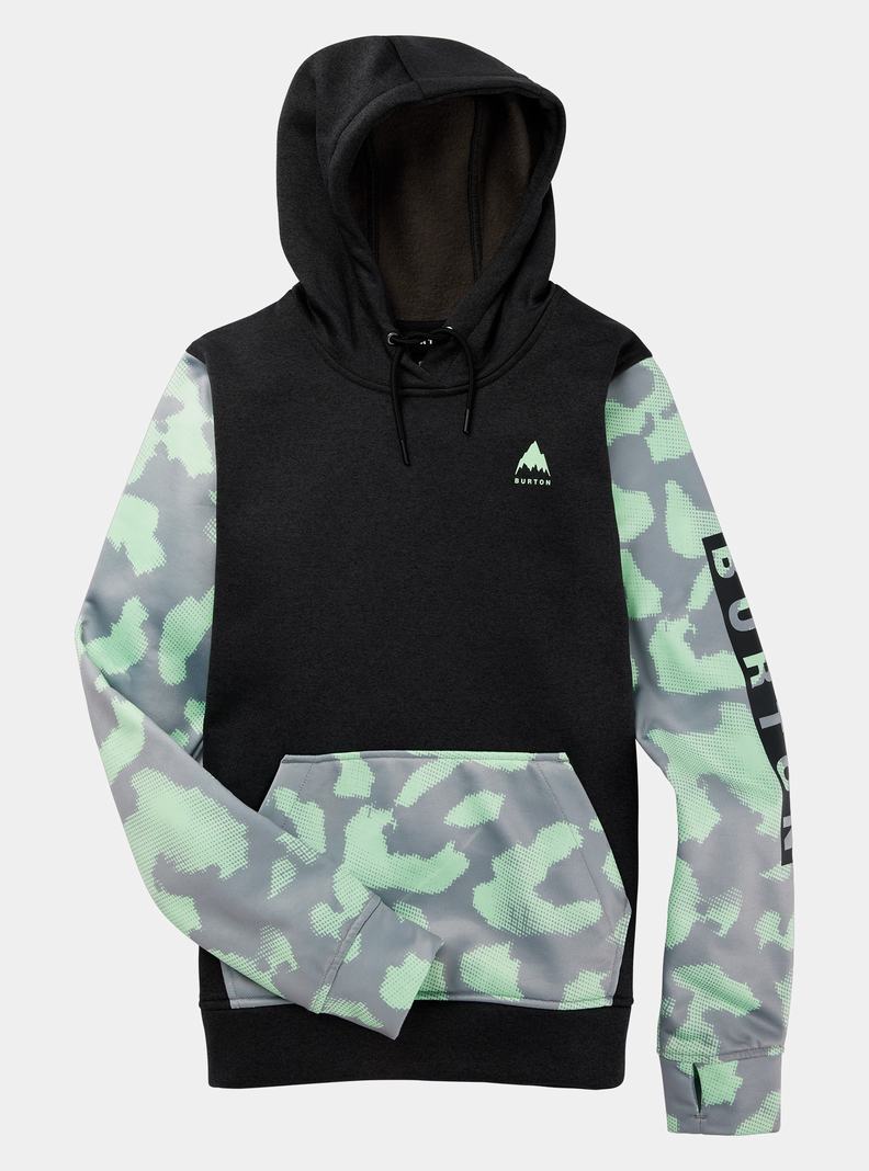 Burton Oak Pullover Hoodie Sweatshirts Damen Schwarz Rosa | 794-MNSTIP