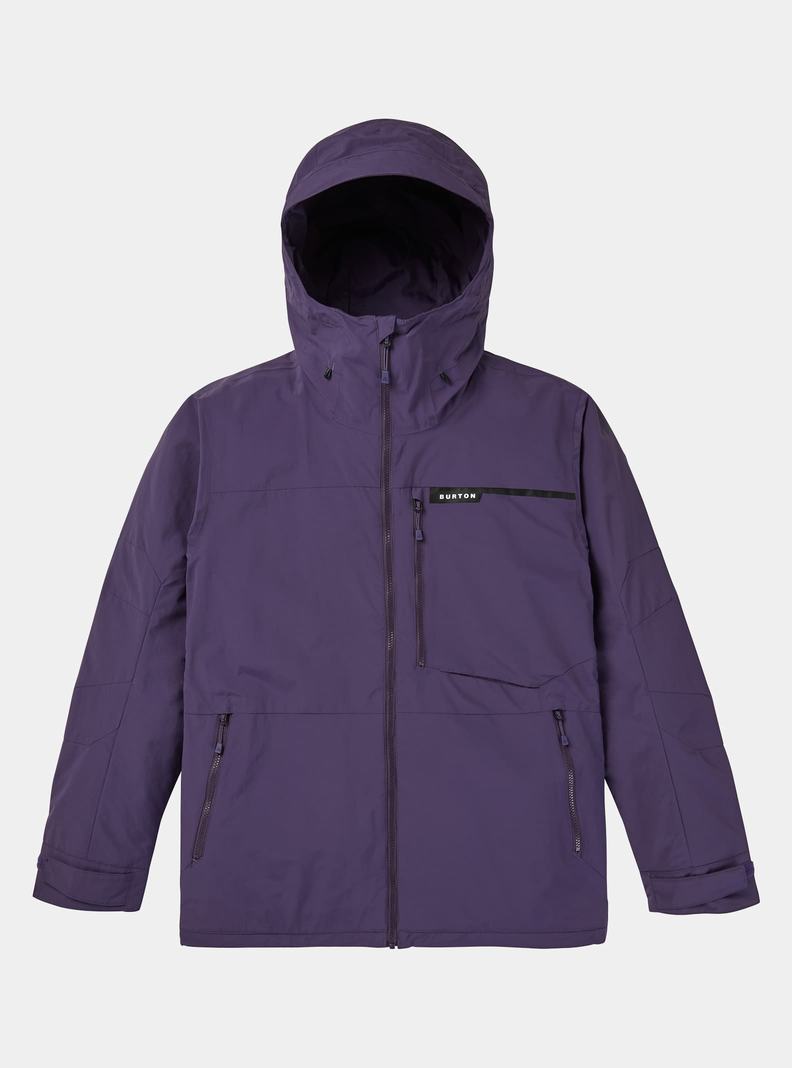 Burton Peasy 2L Snowboardjacke Herren Lila | 462-STRGWH