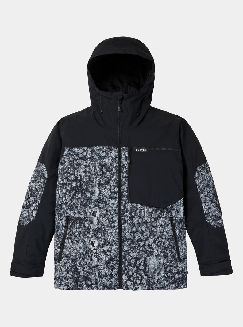 Burton Peasy 2L Snowboardjacke Herren Schwarz Tiefesgrün | 482-HCTZMA