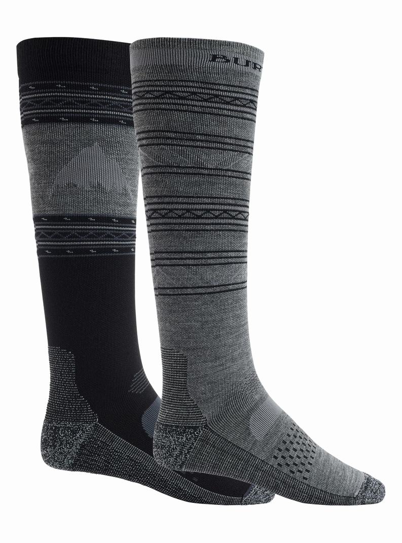Burton Performance Laufschuhe (2 Pack) Socken Herren Schwarz | 750-UNEVQM