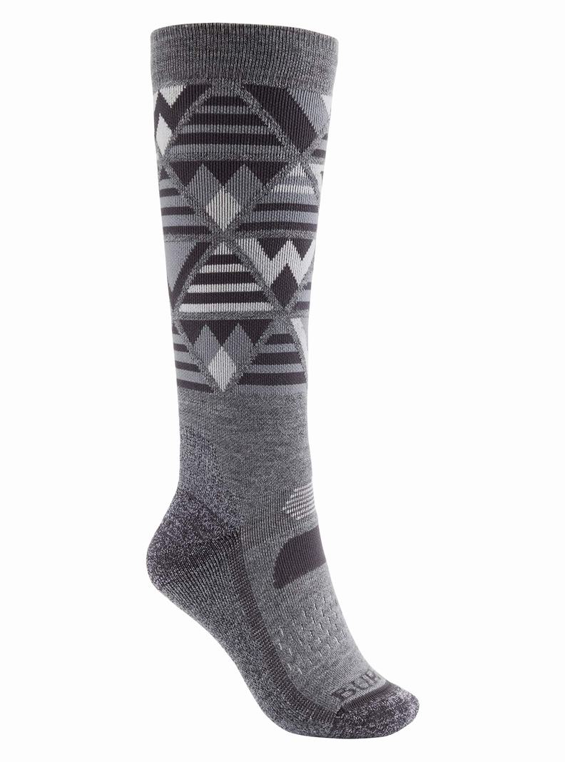 Burton Performance Midweight Socken Damen Grau | 074-AQZLXE