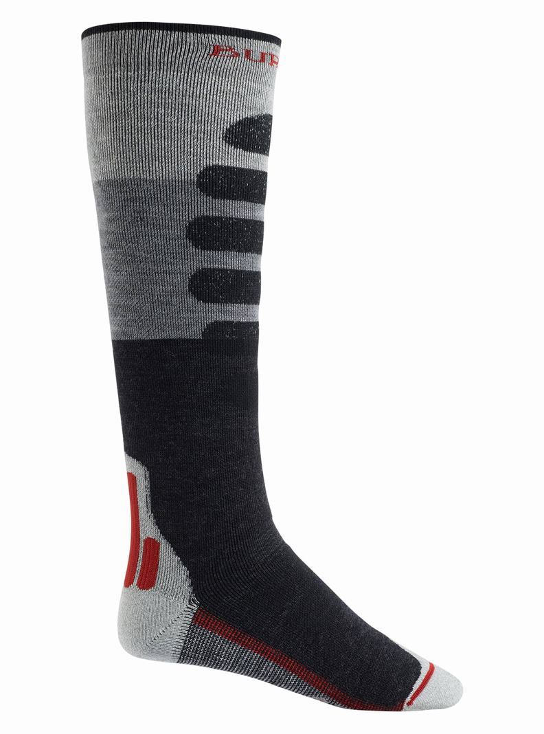 Burton Performance + Midweight Socken Herren Grau | 846-DJIUMF
