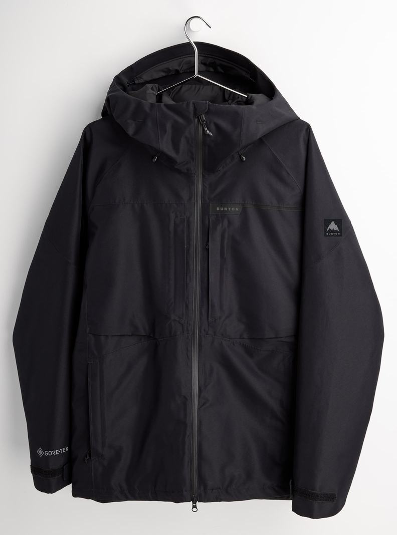 Burton Pillowline GORE‑TEX 2L Snowboardjacke Herren Schwarz | 741-FLSJBN