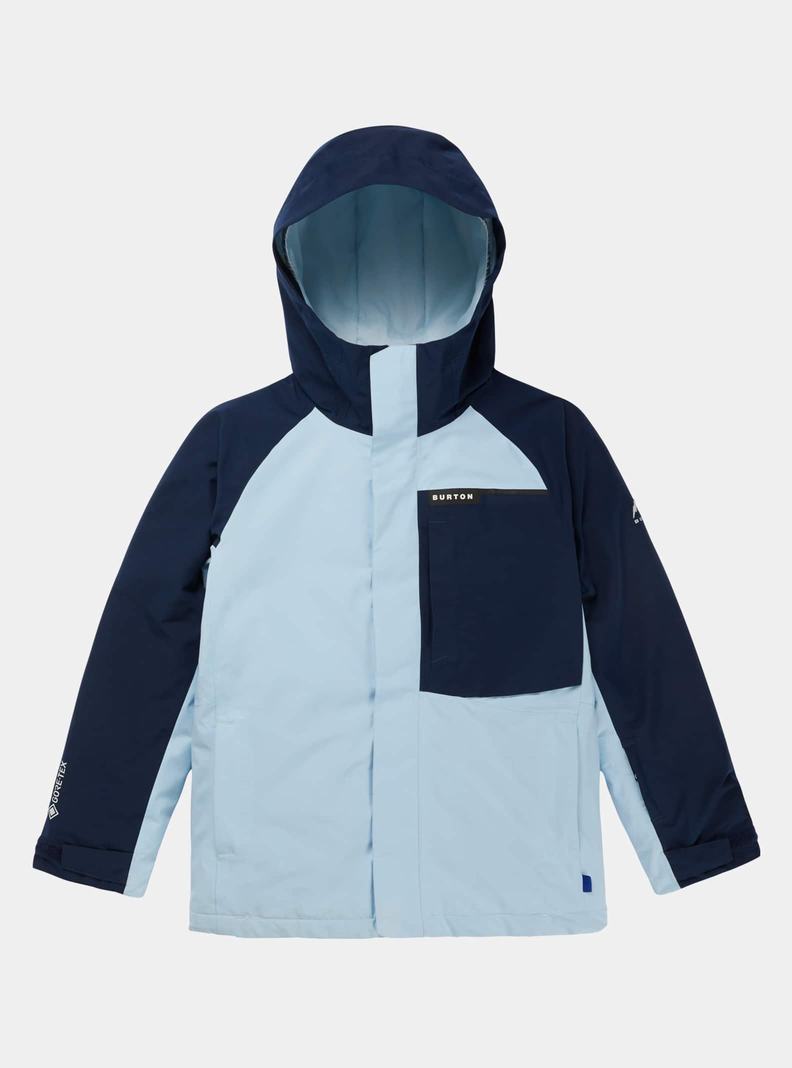 Burton Powline GORE-TEX 2L Snowboardjacke Kinder Blau | 129-ITUSMB