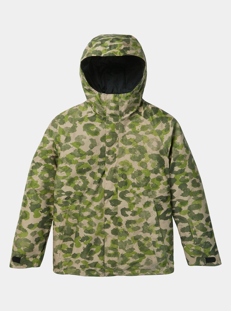 Burton Powline GORE‑TEX 2L Insulated Snowboardjacke Damen Grün Camouflage | 392-BMFHRO
